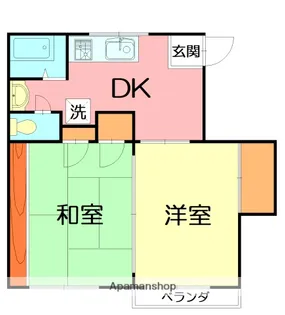 メゾン・ド・ソレイユ【2階】の間取り