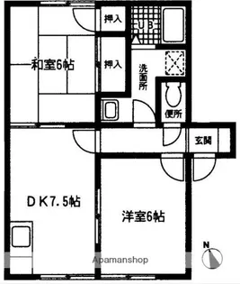ソレイユ湘南【1階】の間取り