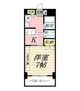ラポール鶴嶺【4階】の間取り