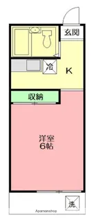 サザンコート【1階】の間取り