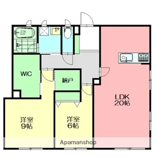 カリエンテ東海岸【1階】の間取り