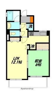 ルミストラル茅ヶ崎【4階】の間取り