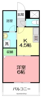 ベルピア藤沢善行第4【1階】の間取り