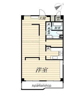 湘南グリーンハイツ1号棟【4階】の間取り