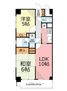 グランディール湘南【2階】の間取り