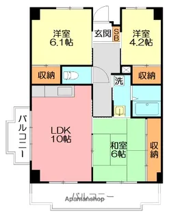 小倉ビル【3階】の間取り