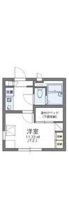 レオパレスイースト成瀬【2階】の間取り