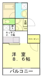 シンシア・M【202号室】の間取り