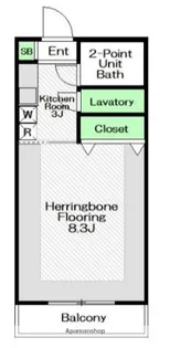 ホロン湘南弐番館【3階】の間取り