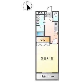 クレストール【1階】の間取り