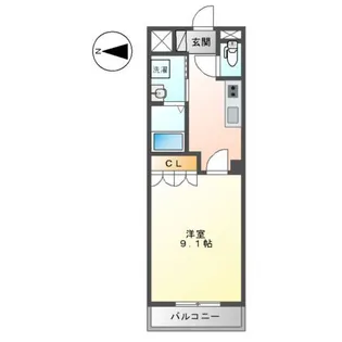 ローザ オノモン【3階】の間取り