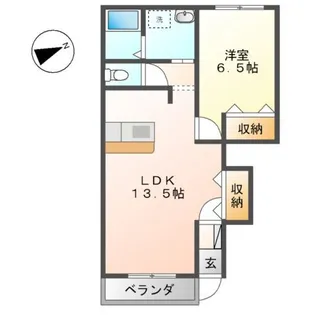 アイ・パレス【1階】の間取り