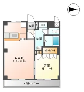 セレーヌ泉【2階】の間取り