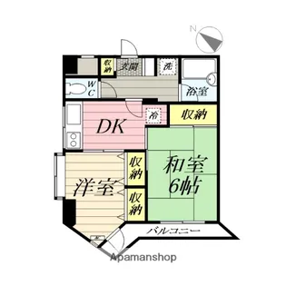 ライオンズマンション平塚第3【2階】の間取り