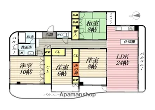 ハイツ中町【2階】の間取り