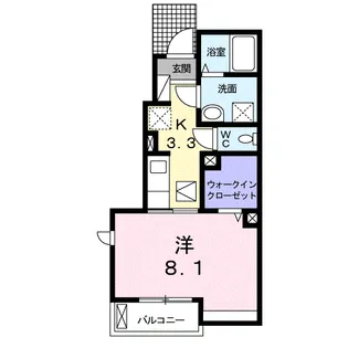 2ND FAIRY STAR【1階】の間取り