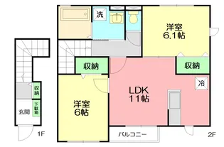 サニーハウス【2階】の間取り