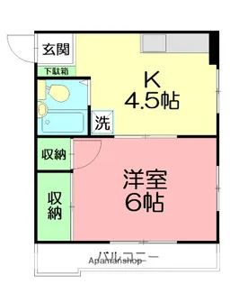 ロイヤルハイツⅢ【3階】の間取り