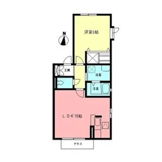 シャトレトミー【1階】の間取り