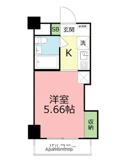 裕源ハイツ【3階】の間取り