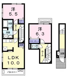 ステラ【201号室】の間取り