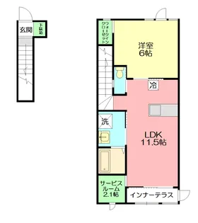 グレイシャス鎌倉【2階】の間取り