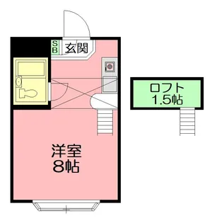 ベルピア伊勢原2【2階】の間取り