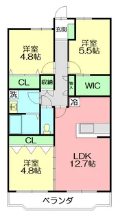 エスプリIII【301号室】の間取り