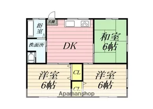 笠窪シオン【1階】の間取り