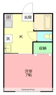 サンハイツS【207号室】の間取り