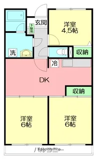 くりぃむマンション【2階】の間取り