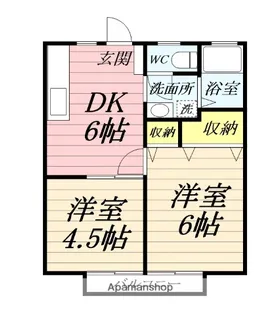 ハイムピーコック【2階】の間取り