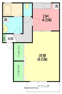 シャルム松風【2階】の間取り