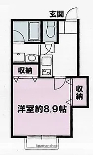 メゾン甲南【2階】の間取り
