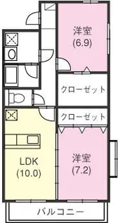 NYSマンション【101号室】の間取り