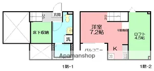 LIFESHIP 湘南辻堂 ミュロス【1階】の間取り
