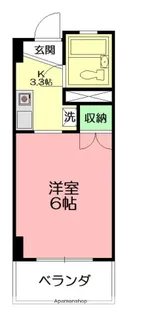 コスモAOI長後【4階】の間取り