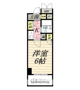 クレスト大和東【2階】の間取り