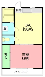 亀井ビル【2階】の間取り