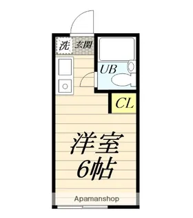 1Rの間取り画像