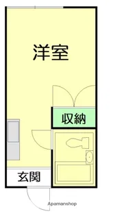 コーポグリーンヒル【1階】の間取り