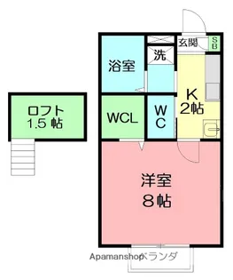 ALAND【2階】の間取り