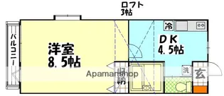 クラウンハイツⅡ【1階】の間取り