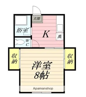 黄金台ハイツ【1階】の間取り