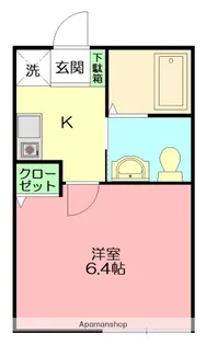 グリシーヌ・アイン【2階】の間取り