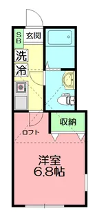 グラッサ花の木【1階】の間取り
