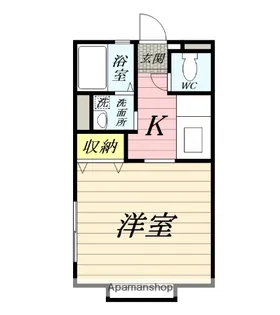 ツリーベル館【2階】の間取り