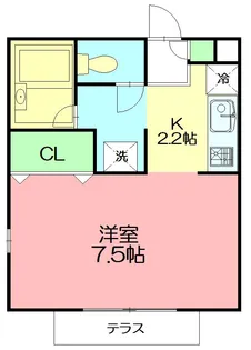 プレミール湘南【1階】の間取り