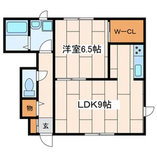 パークハウスB【1階】の間取り