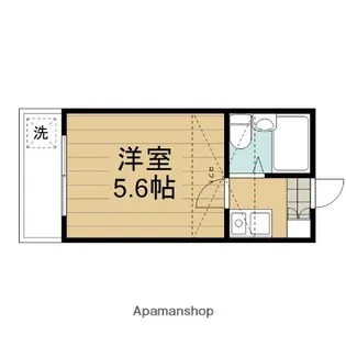 サンパレス桃浜【1階】の間取り